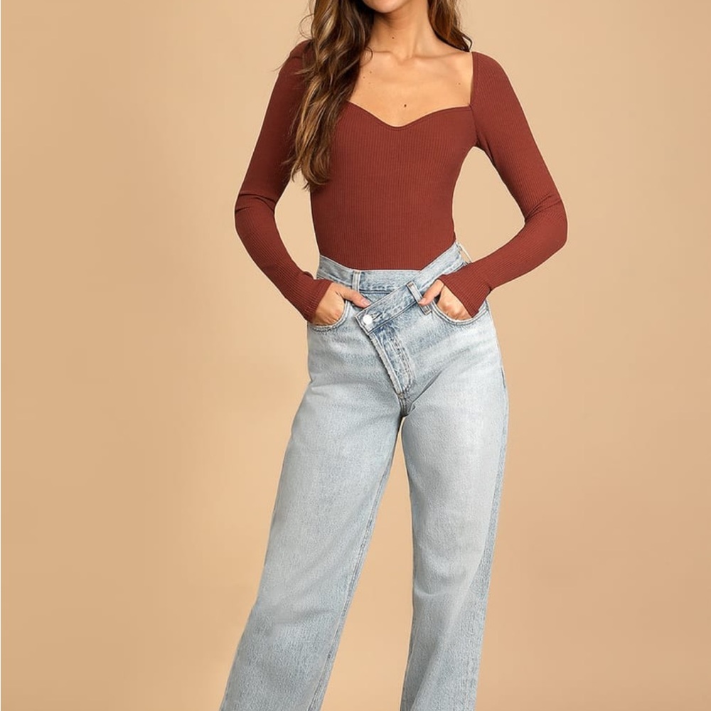 Ribbed Long Sleeve Bodysuit